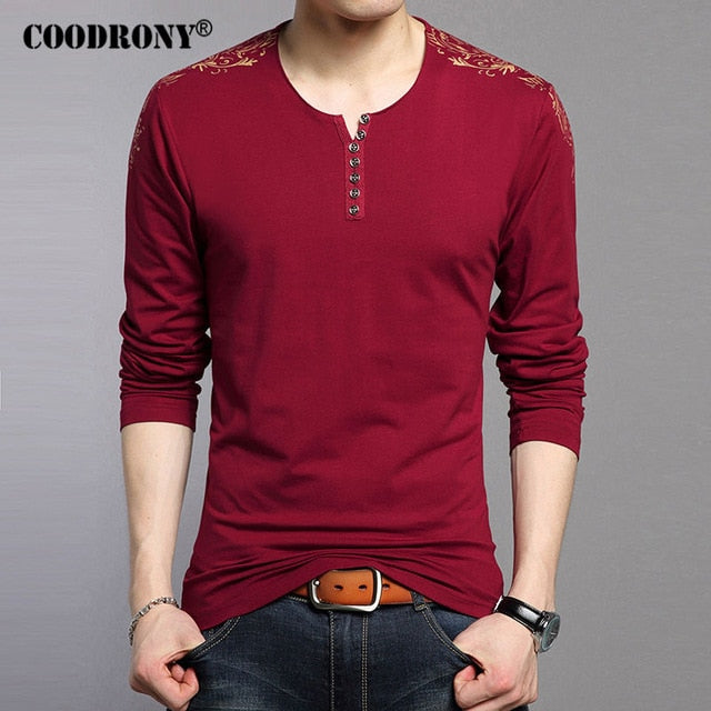 New Spring Autumn Long Sleeve T-Shirt Men