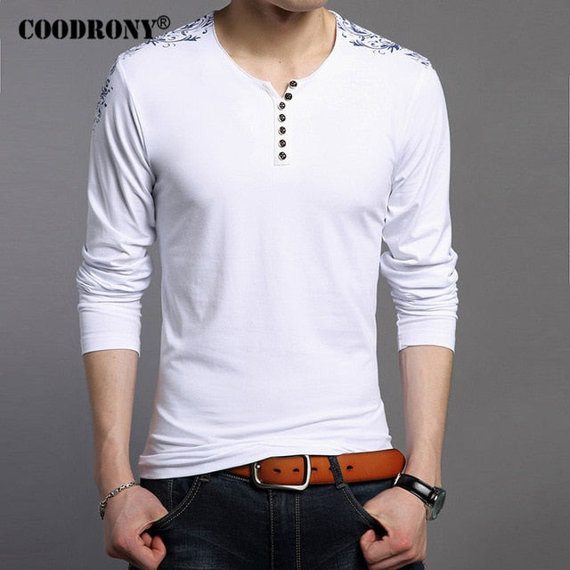 New Spring Autumn Long Sleeve T-Shirt Men