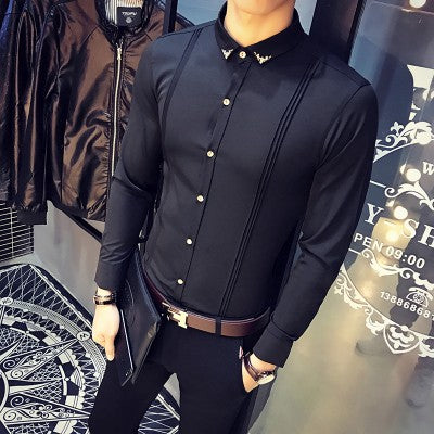 Business Casual Shirt Men