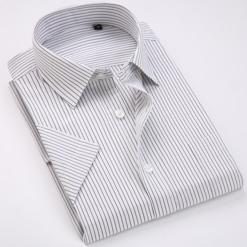 Sleeve Solid/Twill/Striped Shirt