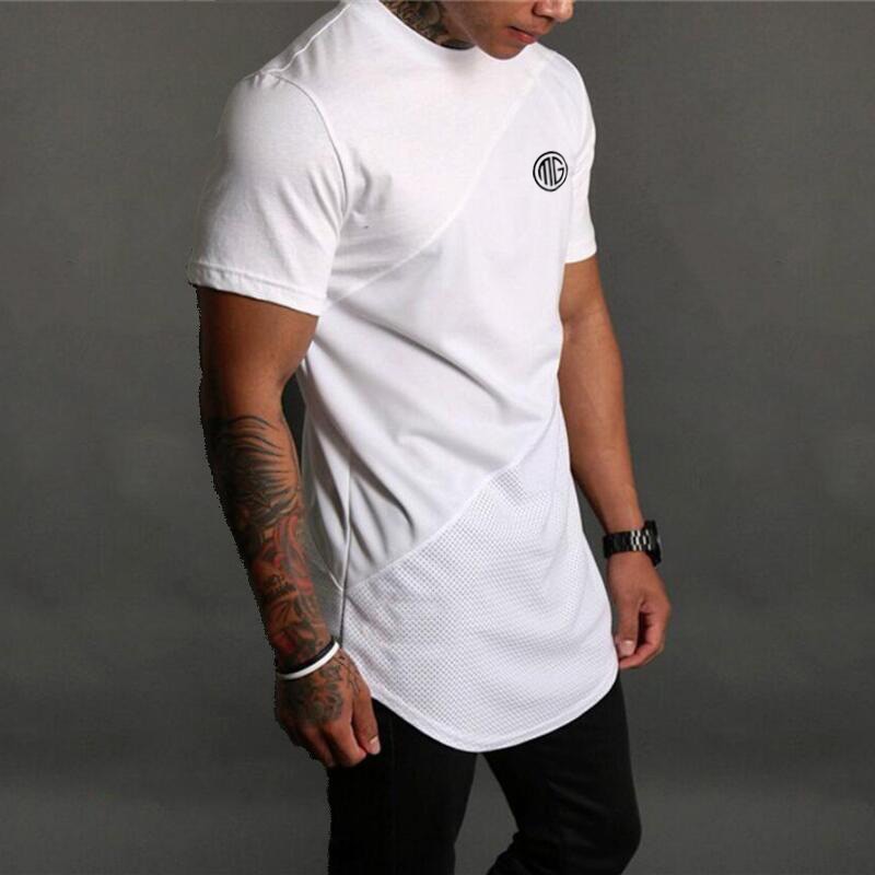 muscle T shirt bodybuilding fitness men