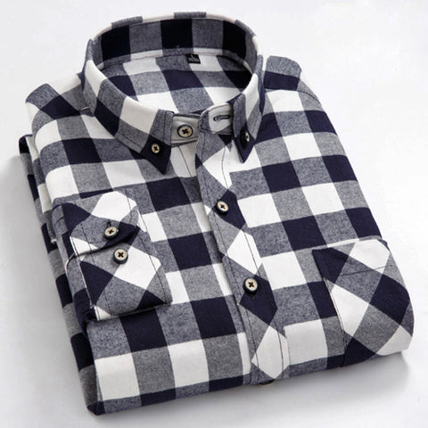 Men's Standard-fit Long Sleeve Flannel