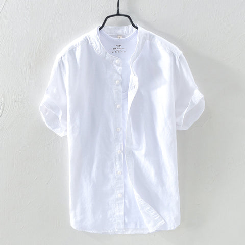 comfortable cotton shirts with short sleeves