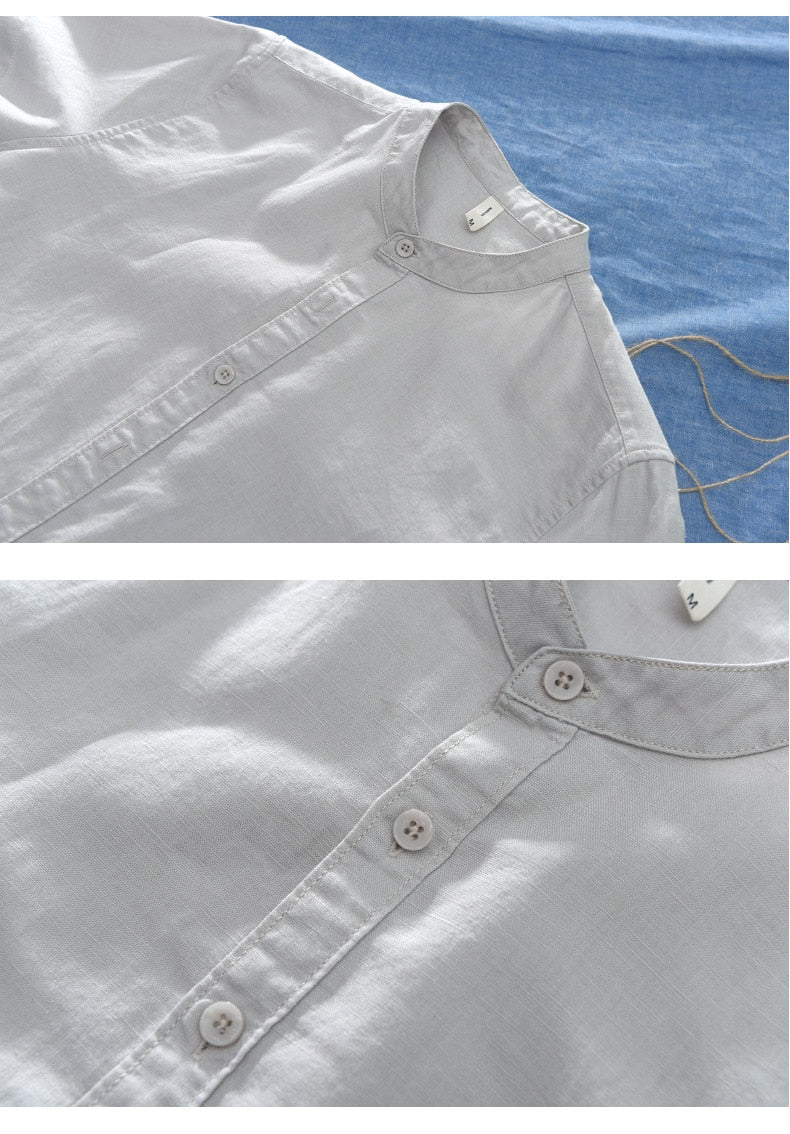 comfortable cotton shirts with short sleeves