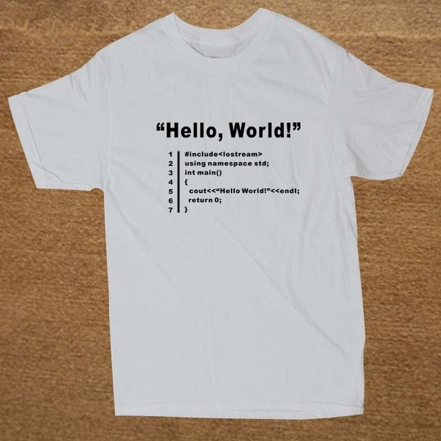 HELLO WORLD Programmer Unisex T Shirt