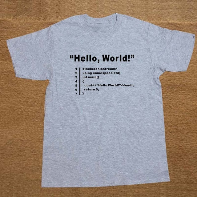 HELLO WORLD Programmer Unisex T Shirt