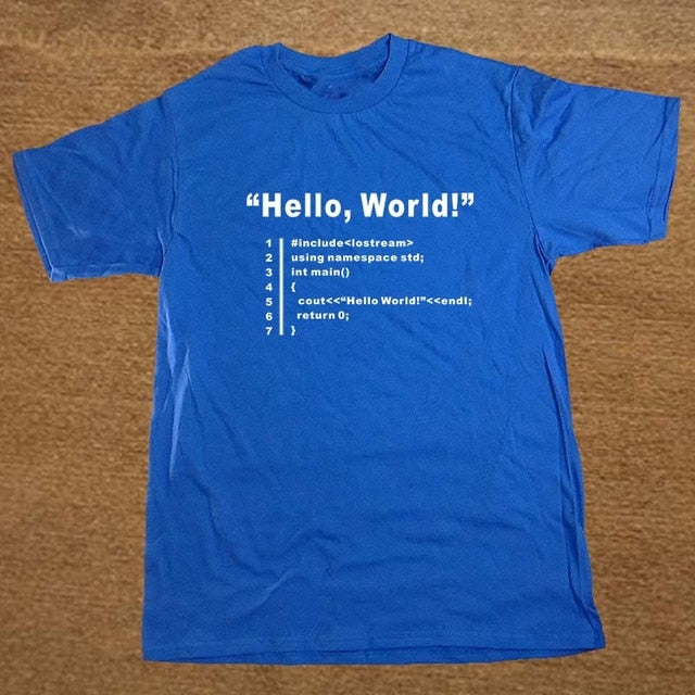 HELLO WORLD Programmer Unisex T Shirt