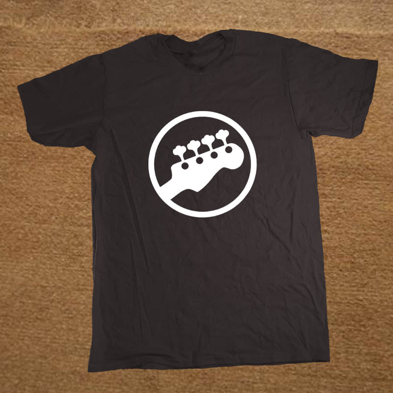 Bass Headstock Guitar Symbol Guitarist T-shirt