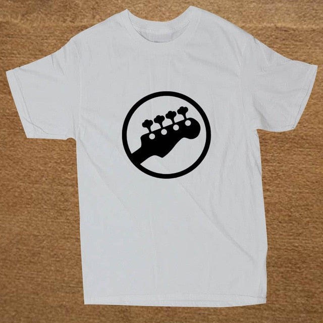 Bass Headstock Guitar Symbol Guitarist T-shirt