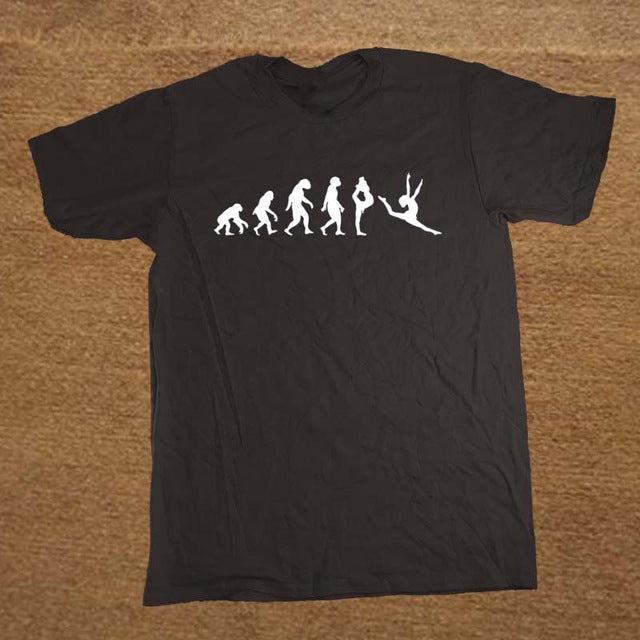 Evolution of Gymnastics Party T Shirt