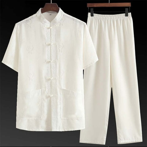 Tang Suit Men's Short Sleeved Shirts