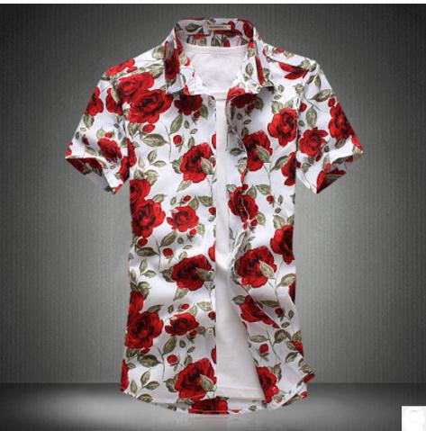Hawaiian Style Short Sleeve Shirt