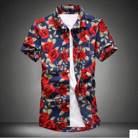 Hawaiian Style Short Sleeve Shirt